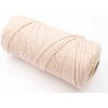 Macrame - béžová - priemer 0,3 cm - návin 100 metrov
