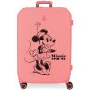 ABS cestovný kufor MINNIE MOUSE Happines Coral, 70x48x28cm, 79L, 3669222 (medium exp.)