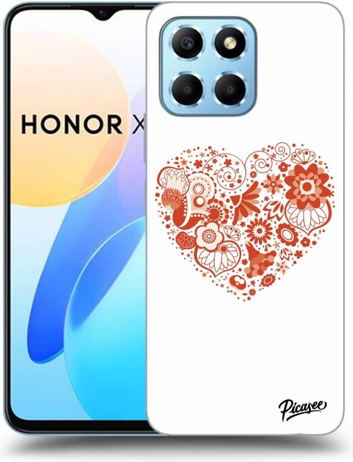 Picasee silikónové Honor X6 - Big heart čierne