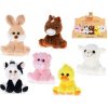Zvieratko farma sediaci 12 ks v DBX mix variantov či farieb 14 cm