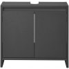 Livarno home Skrinka pod umývadlo Oslo s 2 dvierkami, antracitová (100391336)