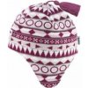 Dětská pletená Merino čepice Kama B98 144 - purpurová S