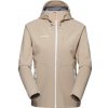 Dámska bunda Mammut Ultimate Comfort SO Hooded Jacket Women Veľkosť: L / Farba: béžová