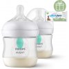 Philips AVENT Fľaša Natural Response s ventilom AirFree 125 ml, 0m+ 2 ks+WW Soapberry 60ks