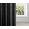 Design 91, Zatemňovací záves s krúžkami - Julia, čierny 140 x 250 cm