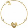 Disney Mickey Mouse strieborný pozlátený BS00073YZWL-55.CS – detský náramok