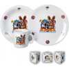 Porcelánová jedálenská súprava THUN krtko 3ks