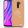 Picasee silikónový prehľadný obal pre Xiaomi Redmi 9 - Peonies