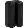 MARPLAST Dvojitý dávkovač tekutého mydla SHOWER MEDIUM, 2x250 ml, čierny A94803