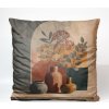 Takoy Zamatová obliečka na vankúš 45x45 zlaté vázy 2-HT-00356 | 45 x 45 cm