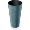 PROSPERPLAST Kvetináč FURU SLIM 25cm škandinávsky modrý