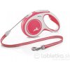 Vodítko Flexi Comfort lanko M 8m červené (do 20kg)