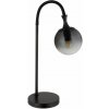 Globo Lighting Dalton stolová lampa 1x10 W čierna-dymová 15885T