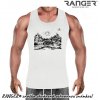 Pánske tielko RANGER® - motív Motorkári 29A Čierna 3XL