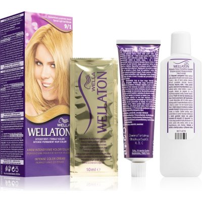 Wella Wellaton Intense permanentná farba na vlasy s arganovým olejom odtieň 9/1 Special Light Ash Blonde 1 ks