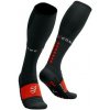 COMPRESSPORT Full Socks Winter Run Black/High Risk Red - T3
