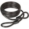 Lanko zámku M-Wave 8x1800mm prodlužovací černý