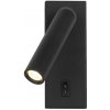 Italux WL-46376-1-BK LED bodové nástenné svietidlo Nova | 3W LED | 153lm | 3000K