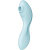 Satisfyer Curvy Trinity 5+ - chytrý 2v1 vibrátor (modrý)
