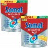 Somat Excellence Tablety do umývačky riadu 4v1 48ks x2 + Darček