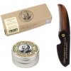 Captain Fawcett Cpt. Fawcett — Expedition Strength Moustache Wax & Comb Gift Set (CF.87T)