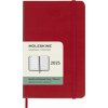Moleskine A6 týždenný 2025 červený