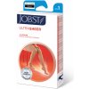Jobst Ultra Sheer kompresívne stehenné pančuchy s lemom s otvorenou špičkou čierne