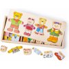 Bigjigs Toys Oblékací puzzle Medvedia rodinka