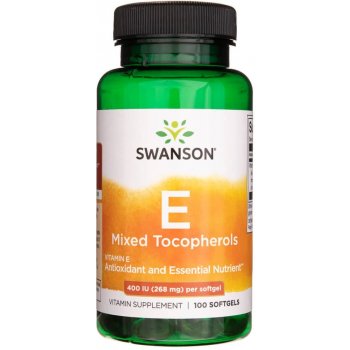 Swanson Vitamin E 400 IU 100 kapsúl