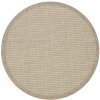 Ayyildiz , Kusový koberec Giza 1410 Beige kruh, 120x120 (priemer) kruh, béžová, chodba / predsieň