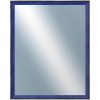 DANTIK - Zrkadlo v rámu, rozmer s rámom 40x50 cm z lišty Inclinata colori modrá (3139)