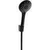 Mexen príslušenstvo - 1-bodový ručný sprchový set R-74, čierna, 785745052-70