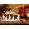 Vianočný betlehem s LED osvetlením 31 × 10,5 × 13,5 cm