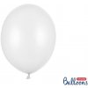 Latexový balón metalický 30cm - biely (Metalické balóny extra silné v krásnych farbách.)