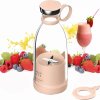 BorlinGmbH Smoothie Maker 350ml Mini mixér, čerstvá šťava, malý mixér s USB Smoothie mixérom