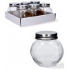 HOME Sklenená dóza s uzáverom 40 ml