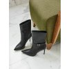 Čierna dámska členková obuv na podpätku ORSAY 38