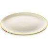 Tanier Omada SANALIVING Dinner Plate 24xh2cm Farba: biela/zelená