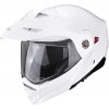 Helma na motorku SCORPION ADX-2 solid perleťovo biela Veľkosť: S