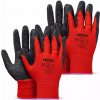 Ochranné rukavice polyesterové, potiahnuté latexom, veľkosť 11 (2 páry), trieda 2121X – AMiO-04638