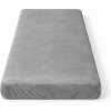HOME ELEMENTS Plachta mikroflanel, 90 x 200 cm, tmavo sivá
