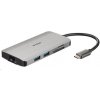 Rozbočovač D-Link DUB-M810 8 v 1 USB-C s rozhraním HDMI/ternetom/čítačkou kariet/prívodom napájania