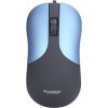 Marvo Myš DMS002BL, 1200DPI, optika, 3tl., drátová USB, modrá, kancelářská