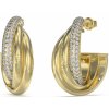 Guess Originálne pozlátené náušnice so zirkónmi Perfect JUBE04064JWYGT/U