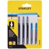 Sada pilových listů pro přímočaré pily, 5ks STANLEY (27030)