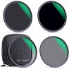 K&F Concept Nano-X Series ND4+ND8+ND64+ND1000 Filter Kit 49 mm