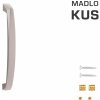 Madlo na dvere FO - madlo CRYSTAL NIM - nikel matný (N16) | MP-KOVANIA.sk