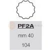 Šablóna s formičkami na cesto - 104x rotunda 40 mm, 57,5x39 cm | PAVONI, PF2A