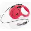 Flexi New Classic lanko červené XS 3 m do 8 kg