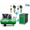 Atmos Zostava kompresor + sušička + filtrácia - SAP4T/150 príkon 4 kW, výkon 500 l/min, 12,5 bar, vzdušník 150 l, sušička, filtrácia